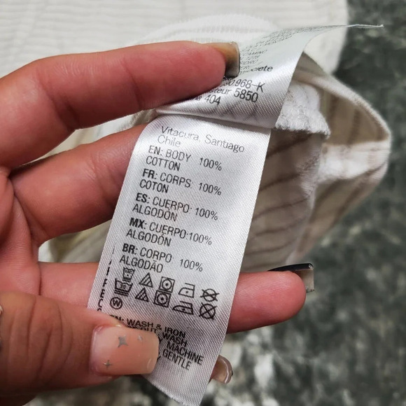 Roxy White Stripe Swim Cover - Picture 3 of 7